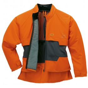 Куртка ADVANCE с защитой от прорезания, Антрацит-оранжевая