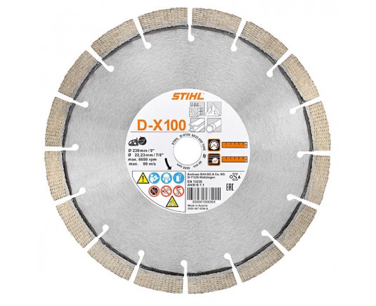 Алмазный отрезной круг D-X100, универсальный