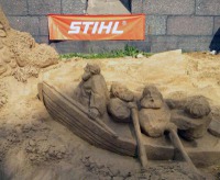STIHL на международном фестивале песчаных фигур в Санкт-Петербурге