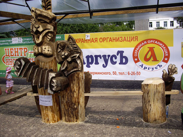 Фестиваль деревянной скульптуры, г. Вельск
